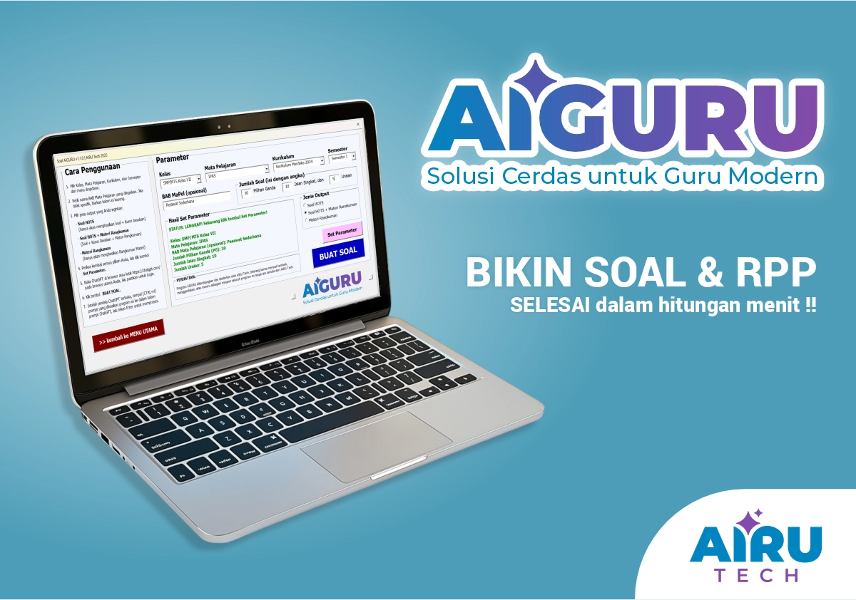 AIGURU: Bikin Soal & RPP dalam Hitungan Menit!