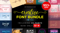 Premium Creative Font Bundle by Arutype Studio